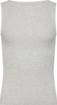 nuuds Slinky Boat Neck Rib Tank