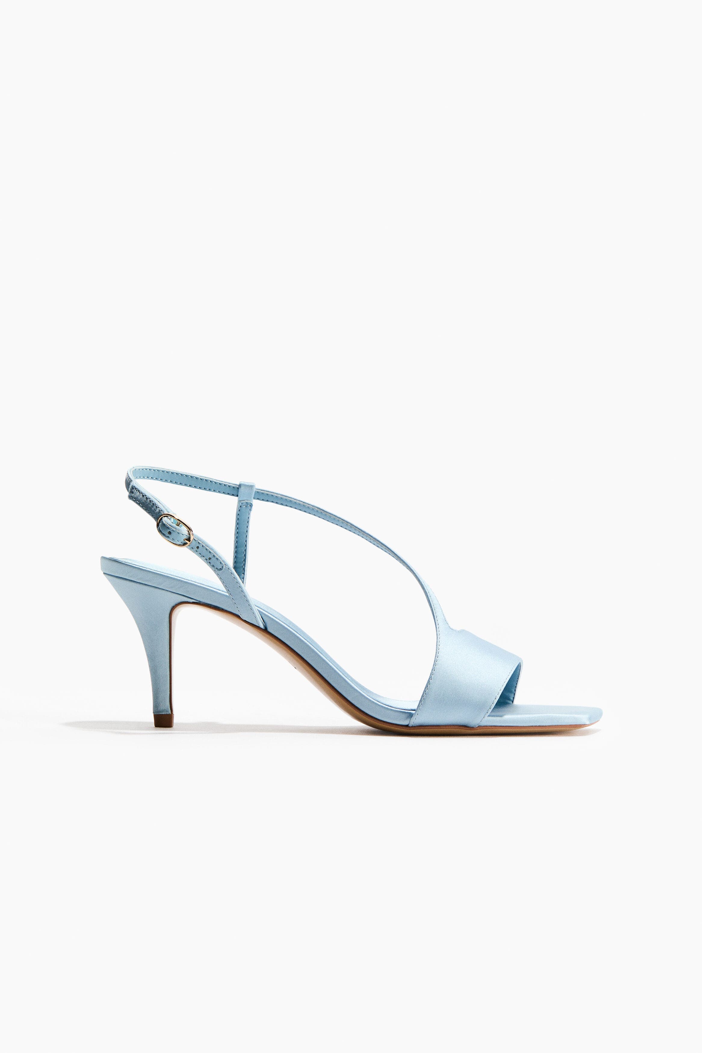 Heeled Strappy Sandals, Main, color, Light blue