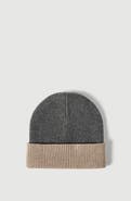 Brunello Cucinelli Cashmere double knit ribbed beanie