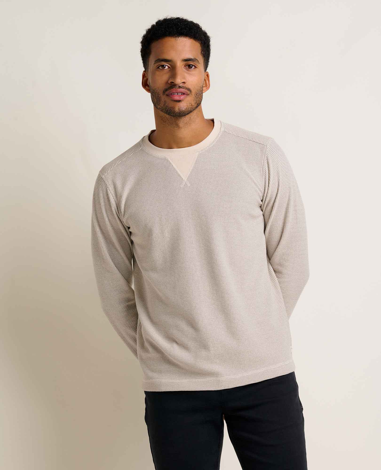Heather Grey Stripe