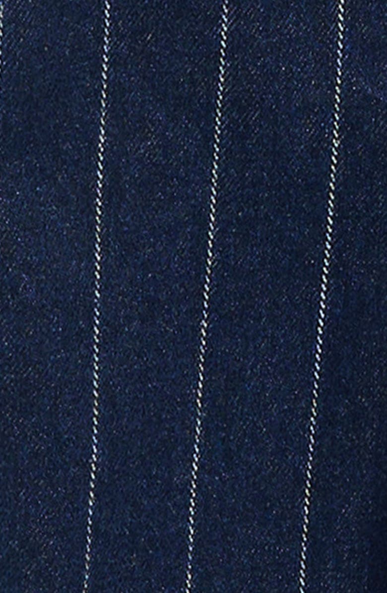 Bobo Choses Choo Choo Organic Cotton Denim Overalls, Alternate, color, Midnight Blue