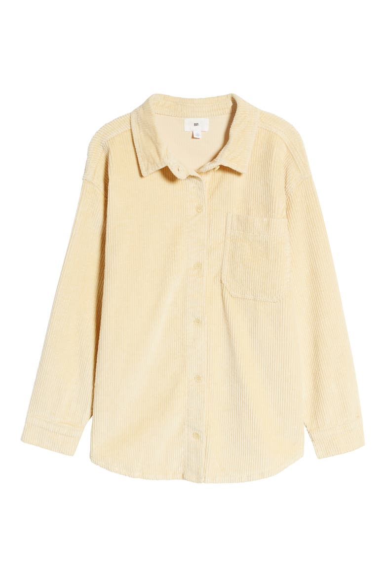 Corduroy Shirt Jacket, Alternate, color, TAN BOULDER