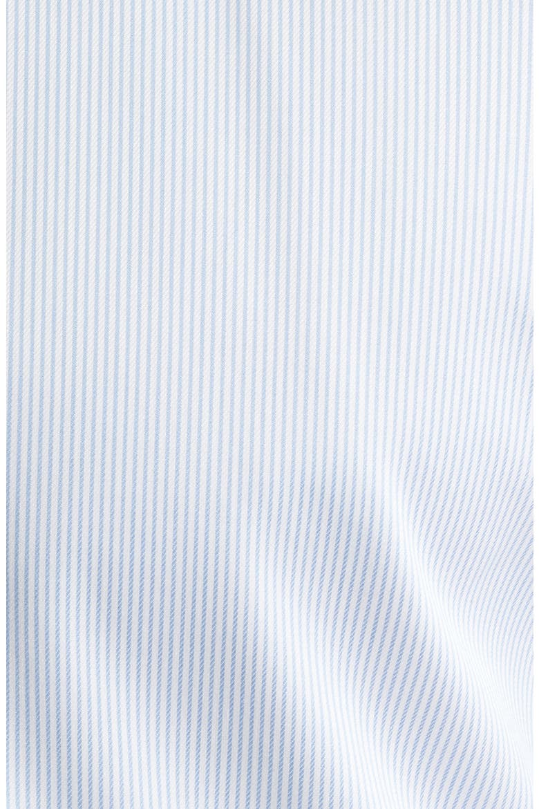 Luxury Slim Fit Micro Stripe Non-Iron Dress Shirt, Alternate, color, SKY