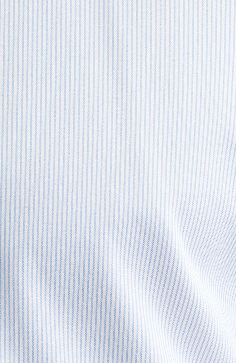 1863 by Eterna Luxury Slim Fit Micro Stripe Non-Iron Dress Shirt, Alternate, color, Sky