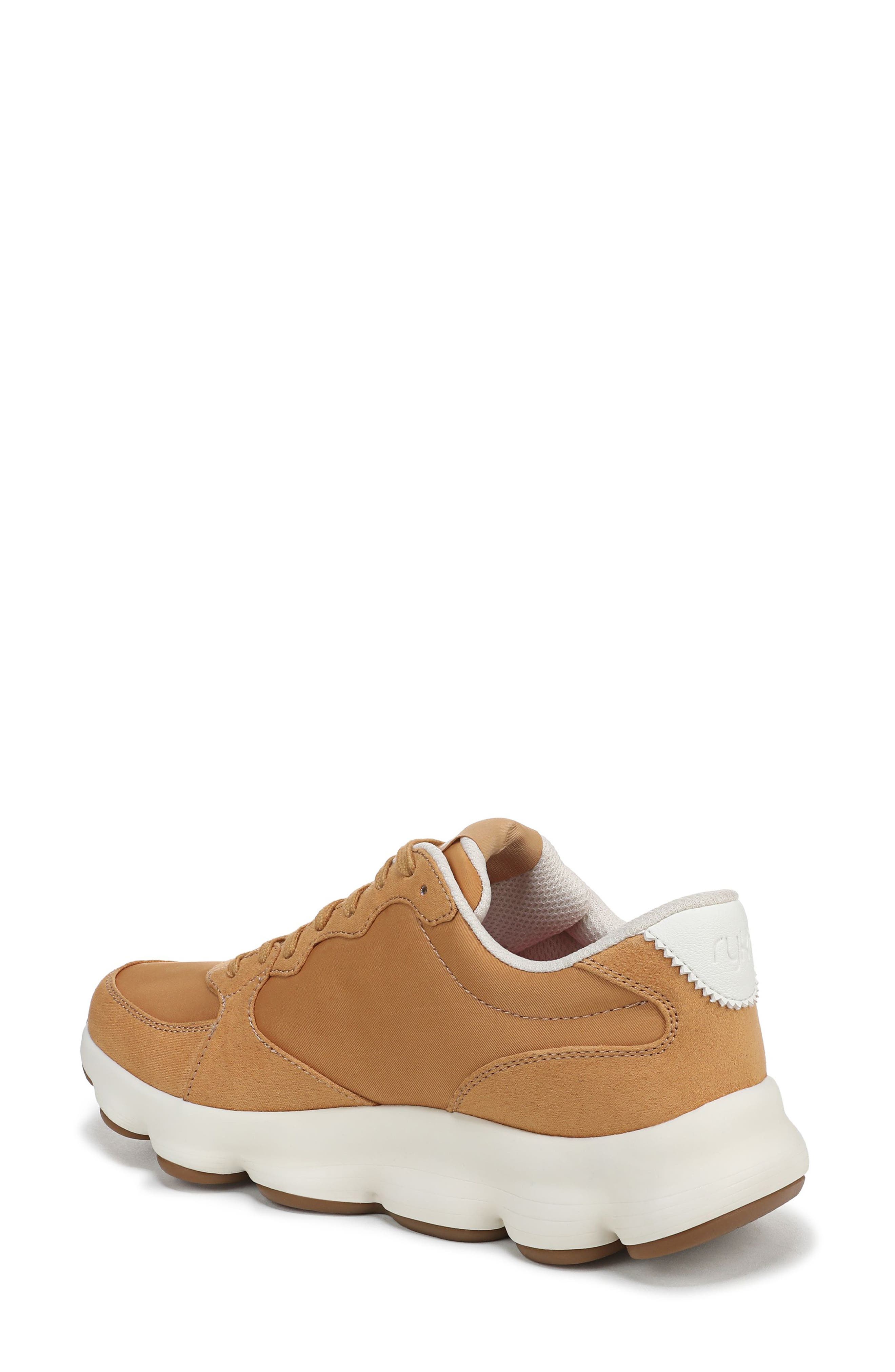 PodFlow Retro Walking Sneaker, Alternate, color, YELLOW OAK