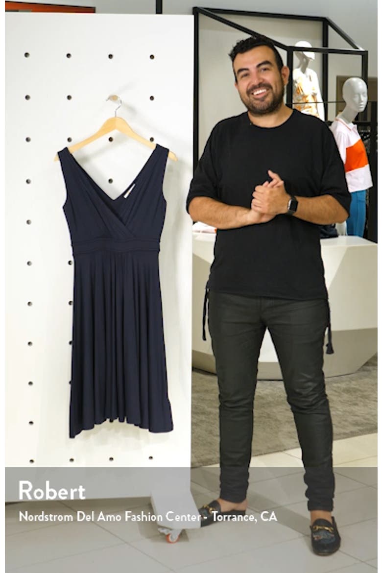 Lorna Faux Wrap Jersey Dress video