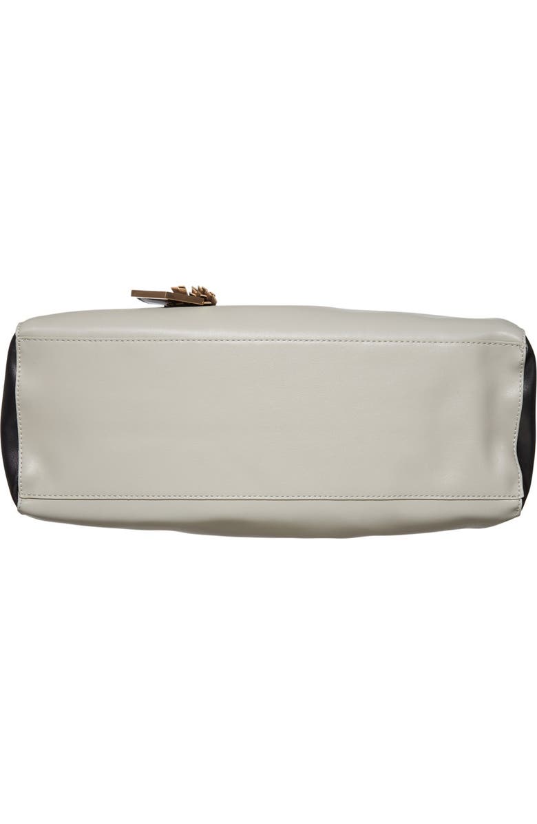 POVERTY FLATS by rian 'Colorful' Colorblock Faux Leather Shopper, Alternate, color,