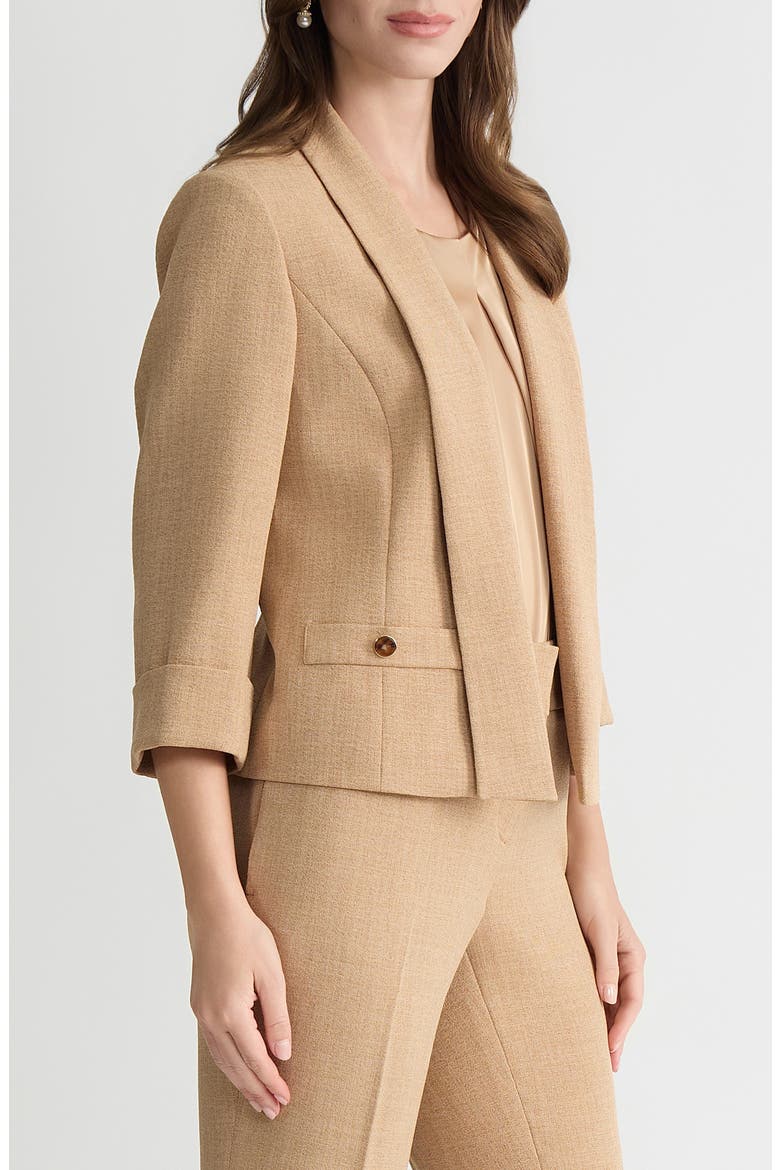 Shawl Collar Jacket, Alternate, color, TOASTED WHEAT