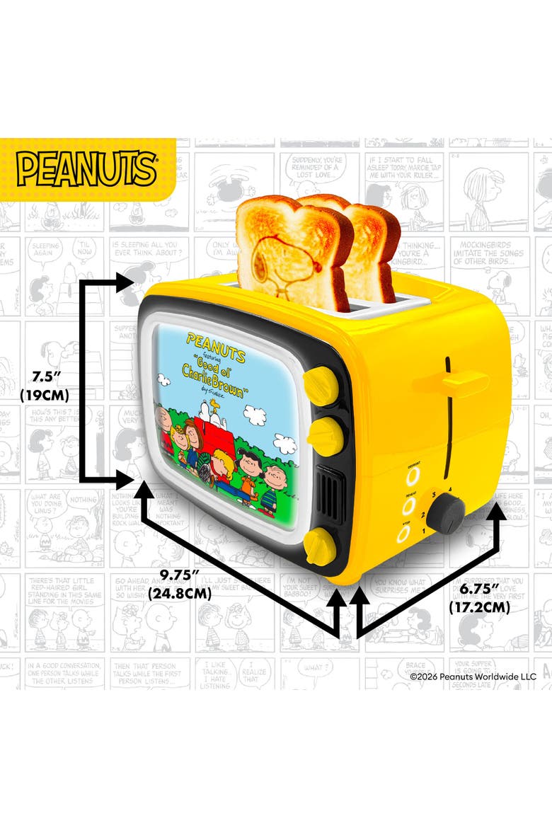 Peanuts Snoopy TV 2-Slice Toaster, Alternate, color, None