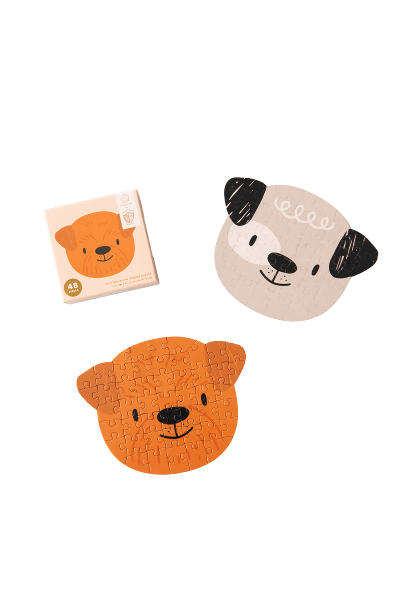 Daydream Society Bow Wow "Puppy" Double Sided Mini Puzzle, Main, color, Assorted Pre-Pack