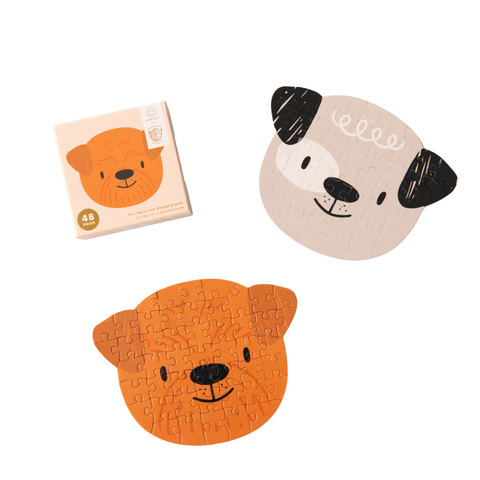Bow Wow "Puppy" Double Sided Mini Puzzle