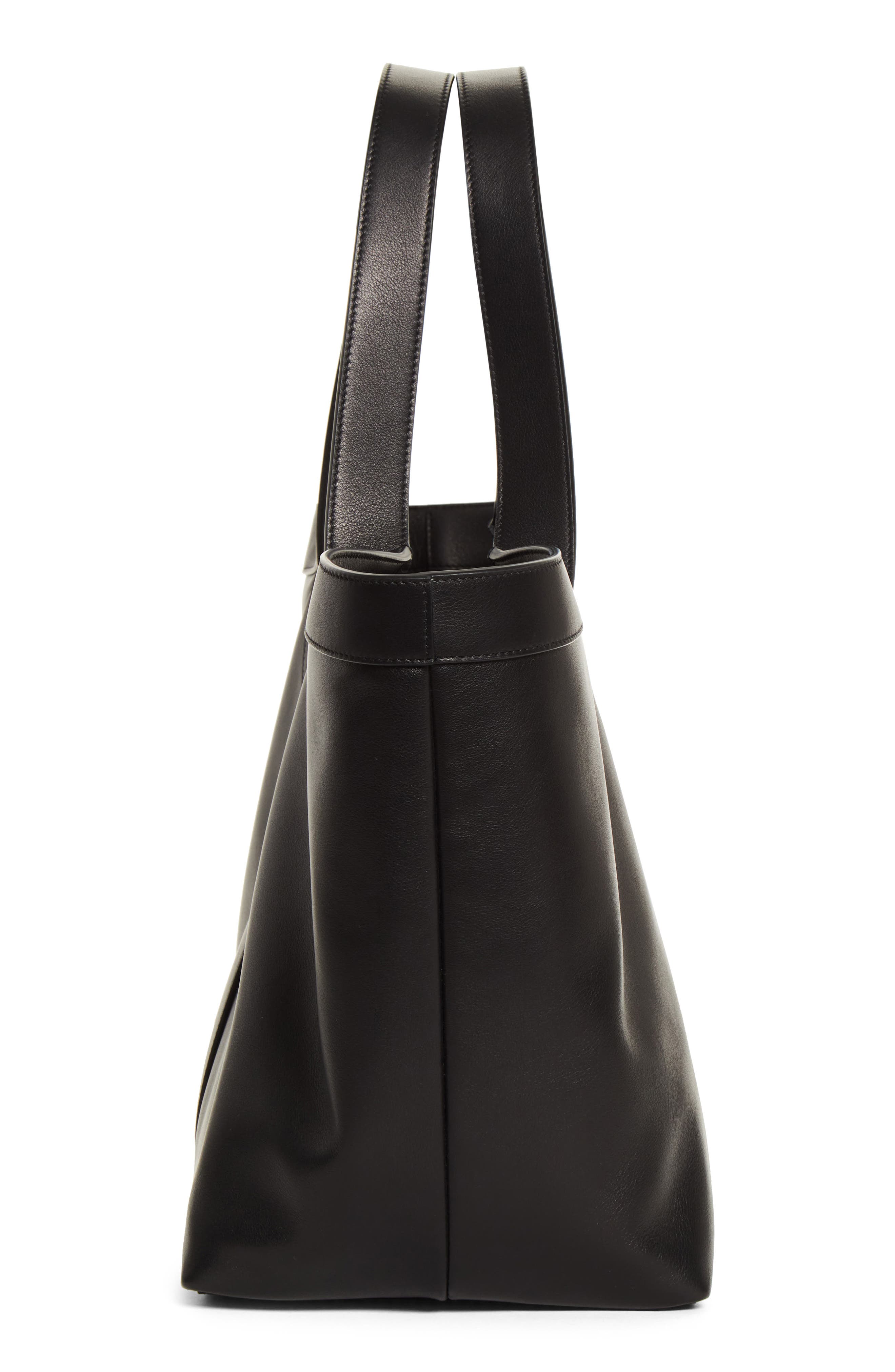 Saint Laurent Small Y Tote, Alternate, color, Black