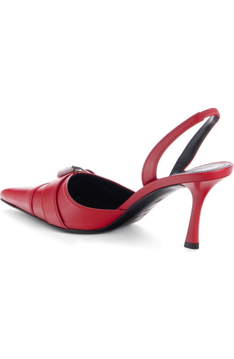 Givenchy Voyou Pointed Toe Slingback Pump, Alternate, color, Red