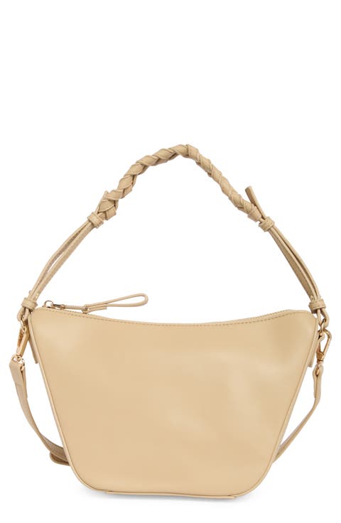 Audrina Woven Handle Handbag