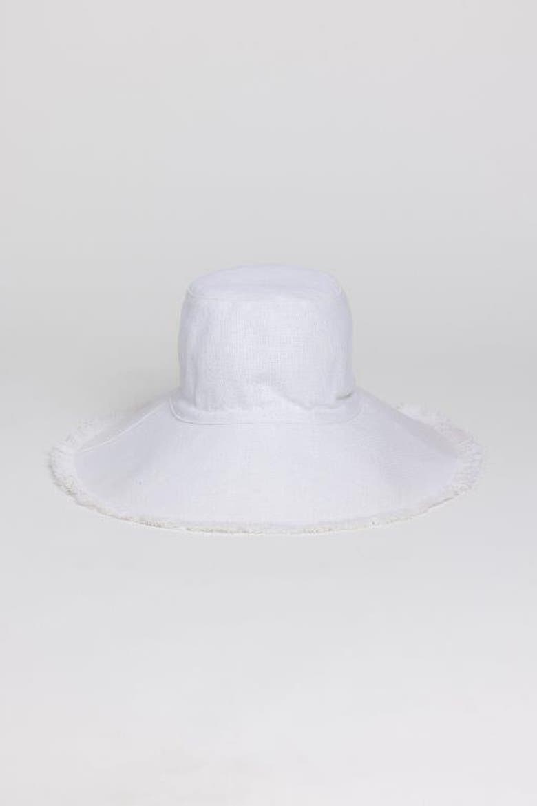 Canvas Packable Hat, Main, color, White