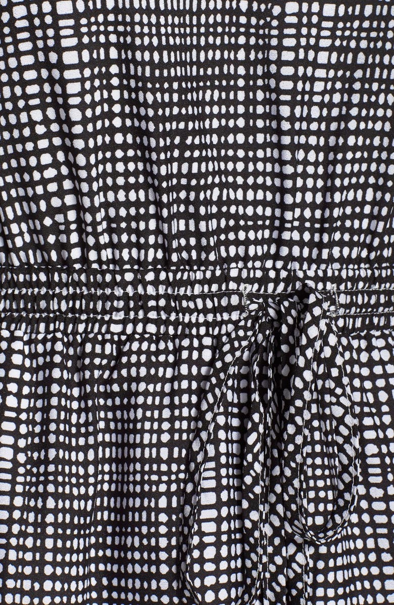 Ellen Tracy Floral Print Sleeveless Dress, Alternate, color, 