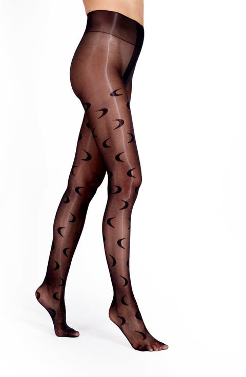 Moon Pattern Tights
