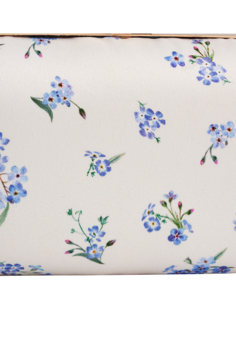 Fable England Forget Me Not Pearl Handle Clutch, Alternate, color, Light Beige