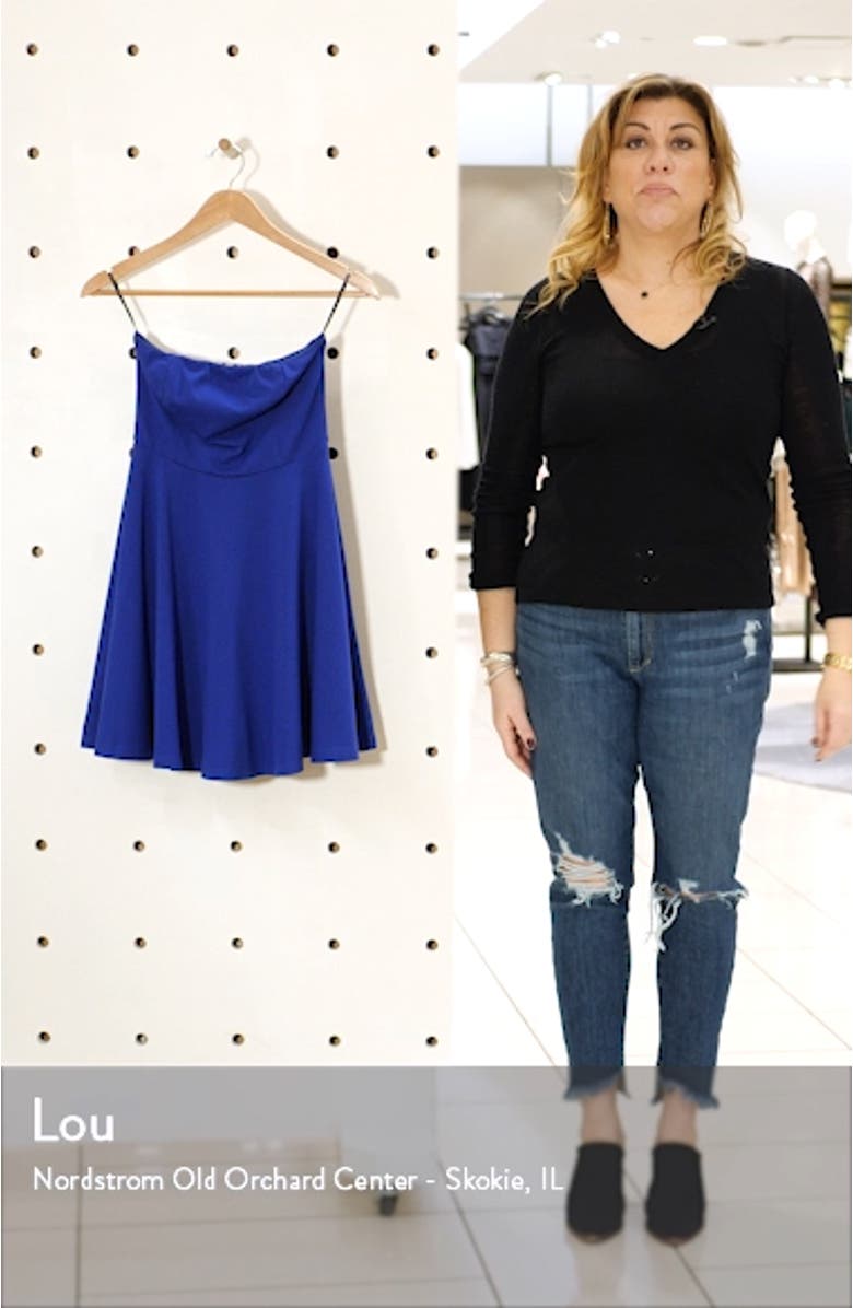 About a Twirl Strapless Skater Dress, sales video thumbnail