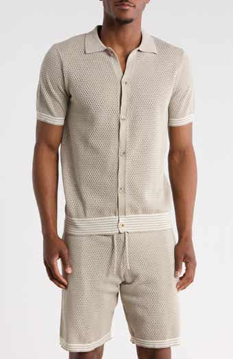 Textured Sweater Polo