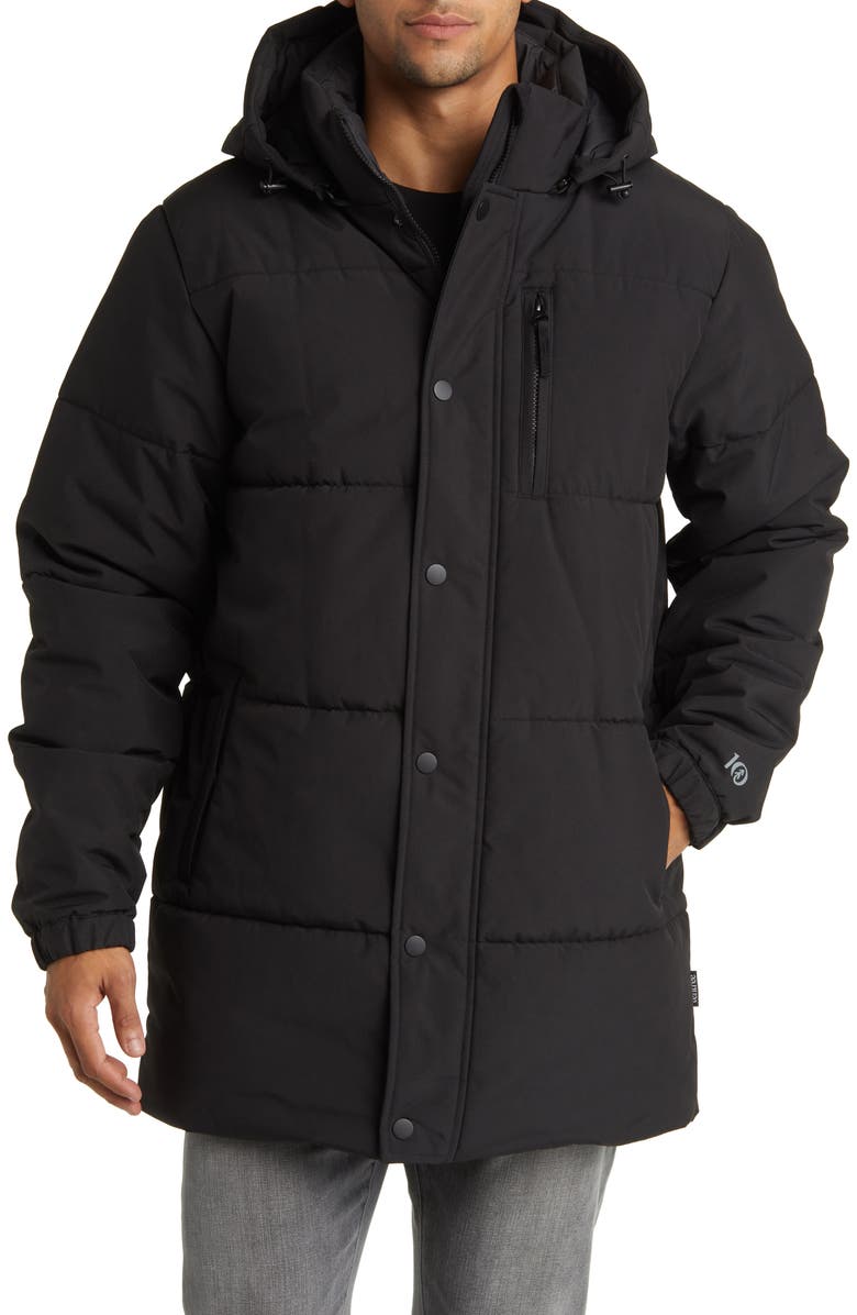 tentree Quilted Waterproof Parka, Alternate, color,