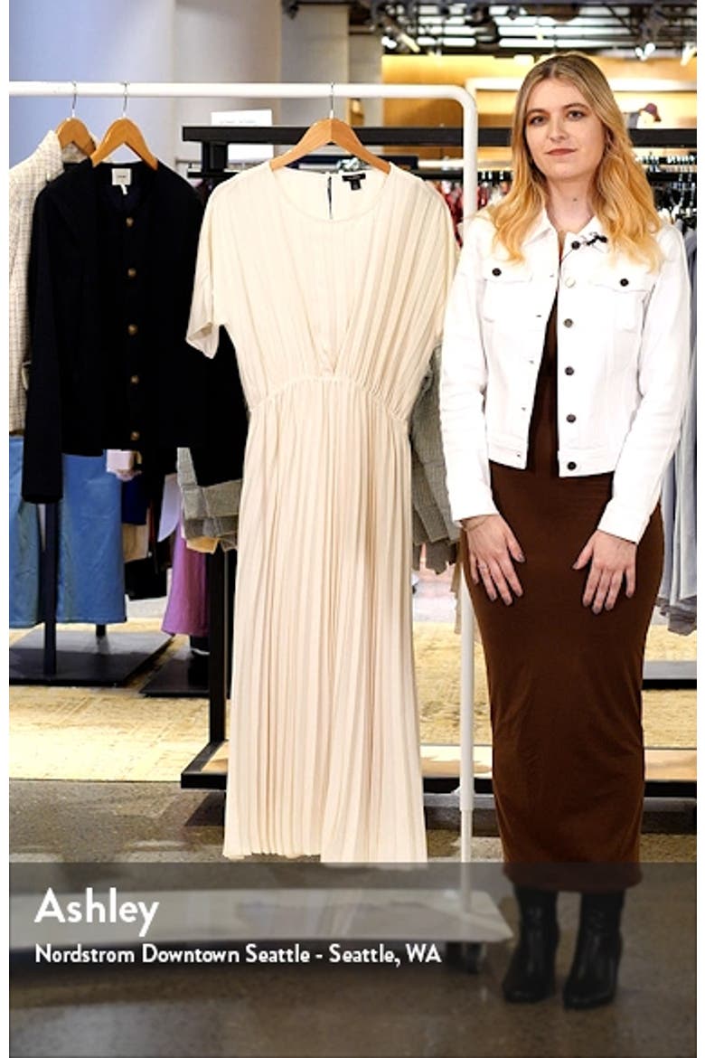 Pleated Midi Dress video