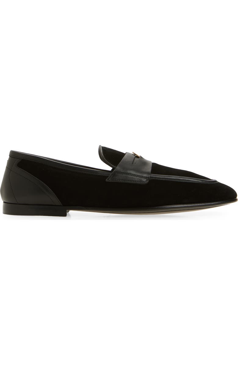 Dolce&Gabbana Ariosto Loafer, Alternate, color, Nero/ Nero