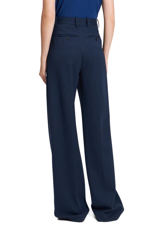 Theory Classic Wide Leg Pants In Brght Navy