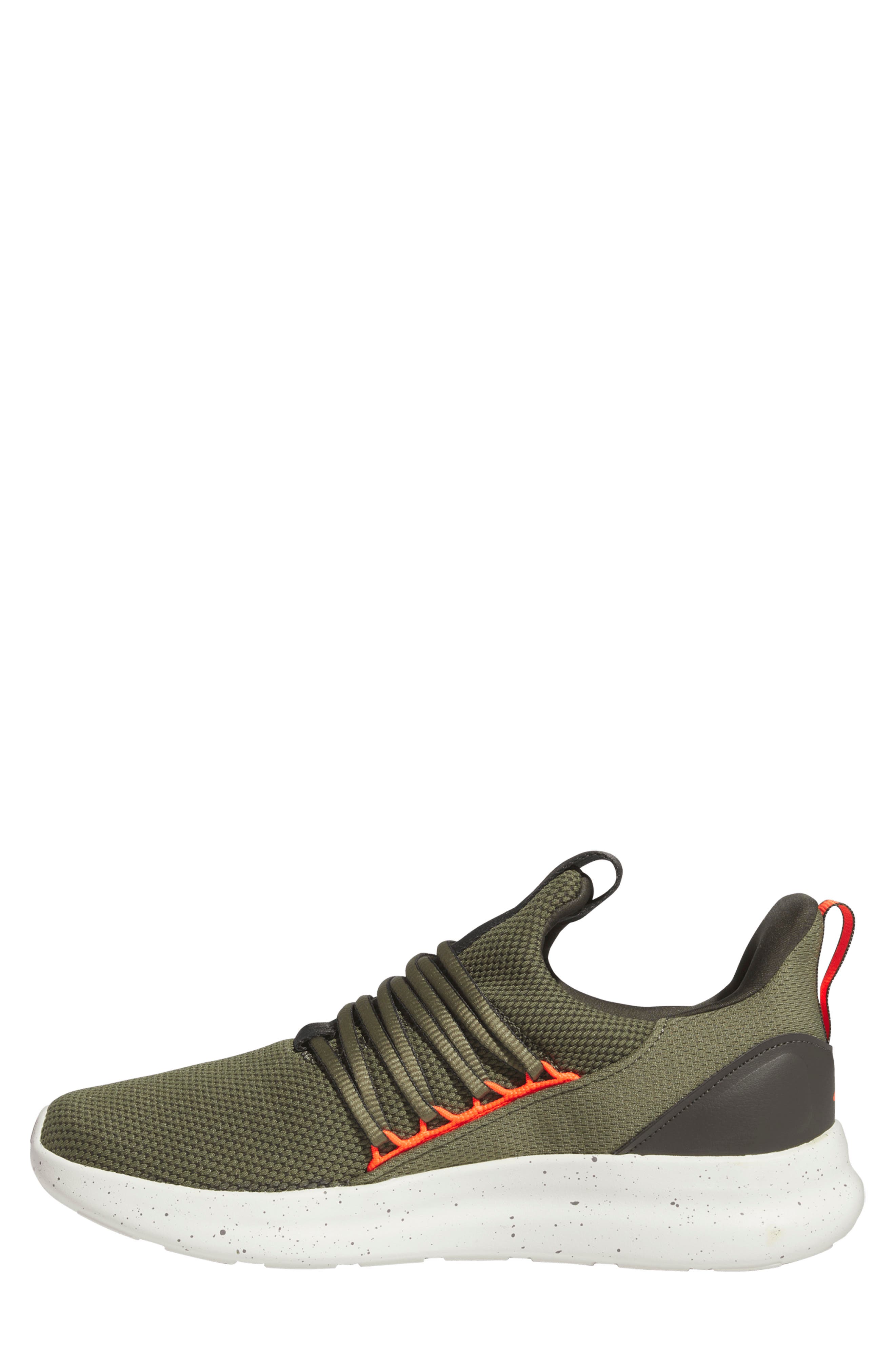 adidas Lite Racer Adapt 7.0 Slip-On Sneaker, Alternate, color, Olive/ Shadow Olive/ Solar Red