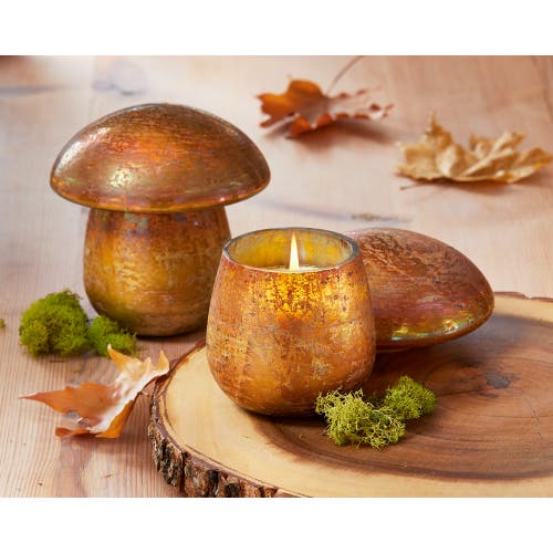 Tag Scented Soy Wax Candle In Gold