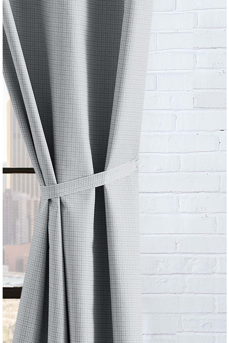 Finley Textured Blackout Set of 2 Curtain Panels, Alternate, color, LIGHT GREY