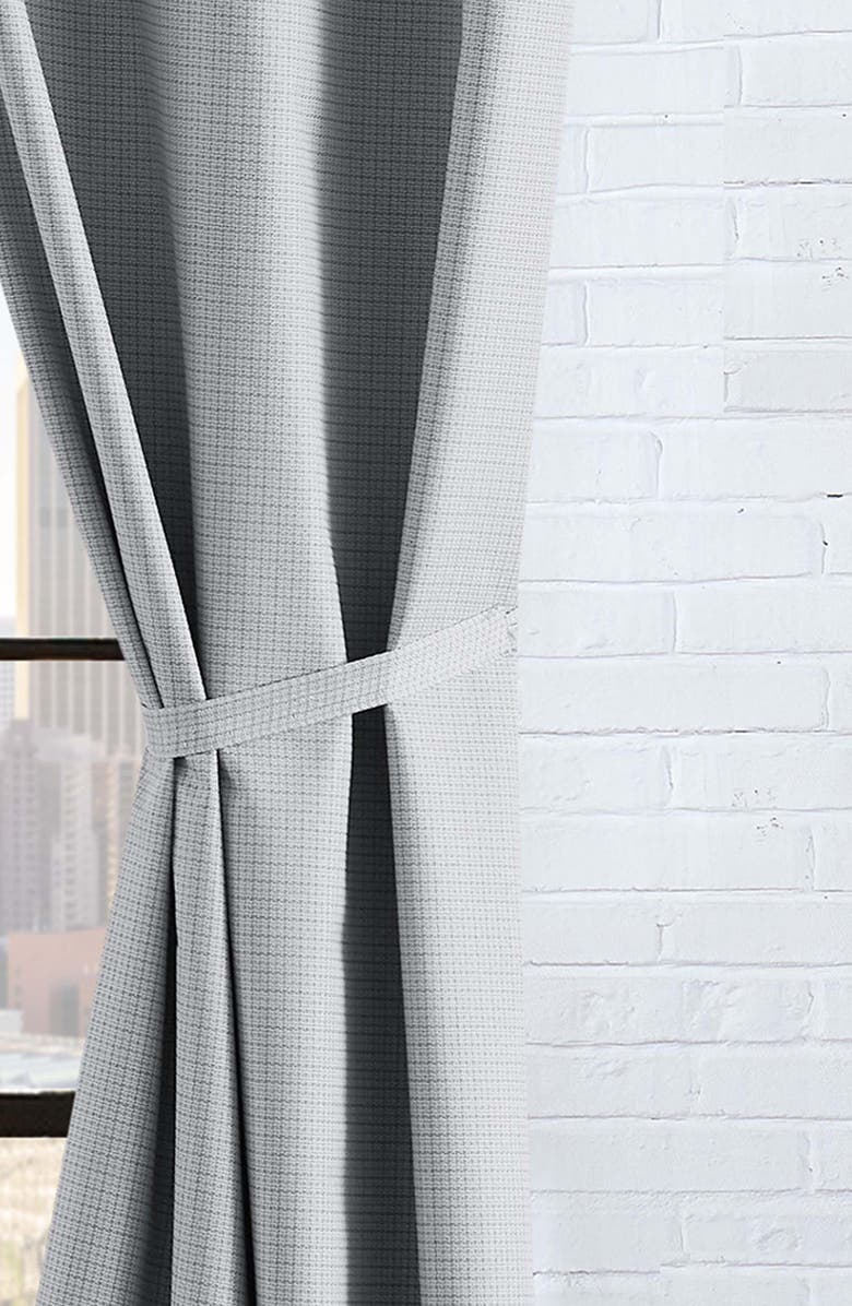 Lucky Brand Finley Textured Blackout Set of 2 Curtain Panels, Alternate, color, Light Grey