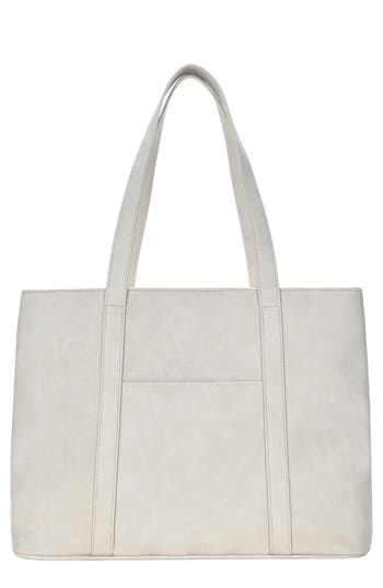 Antik Kraft Work Tote Bag In Stone