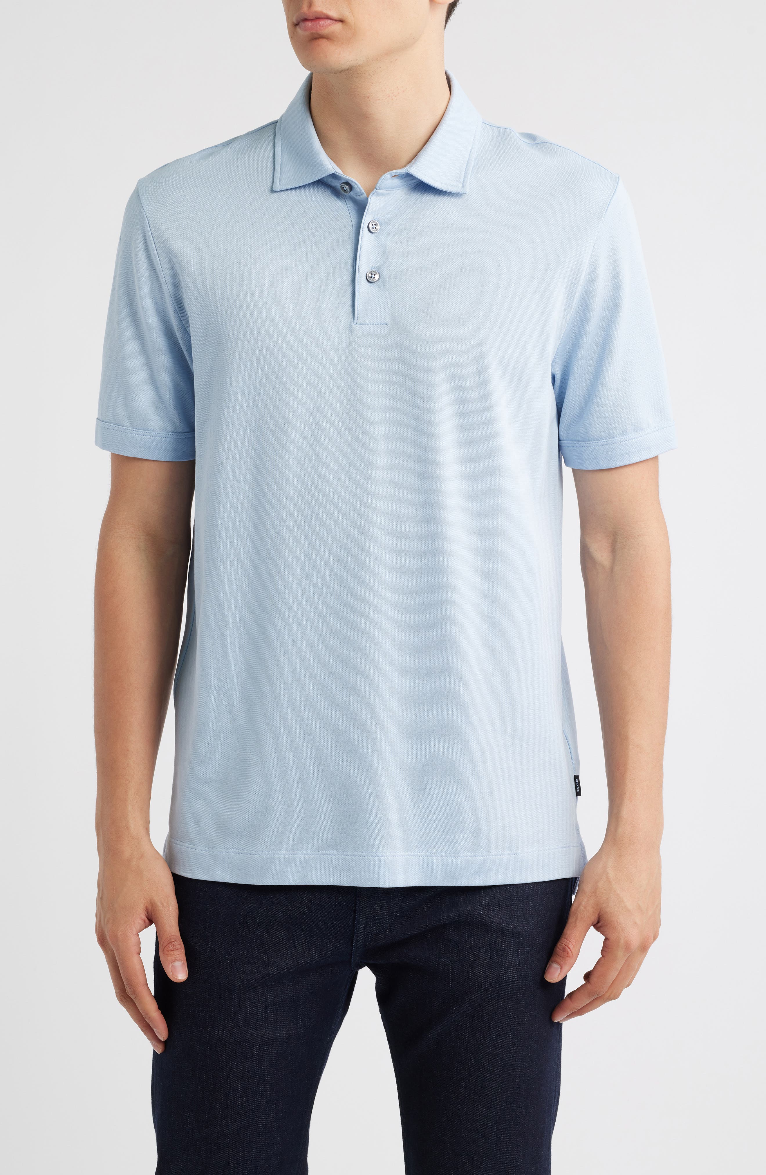 Press Lyocell & Cotton Polo - image 3