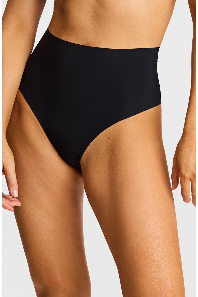 Control Top Thong, Main, color, BLACK