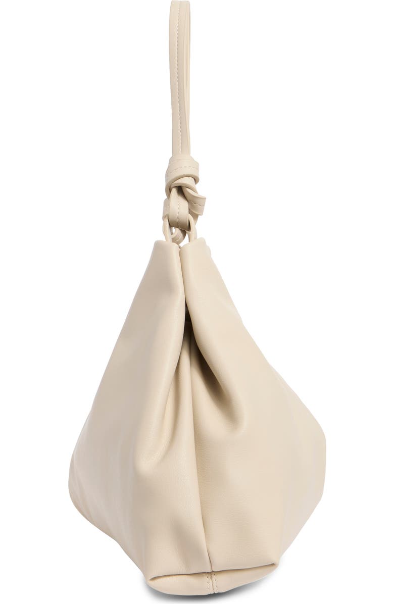 BCBG Soft Knot Shoulder Bag, Alternate, color, Soft Cream