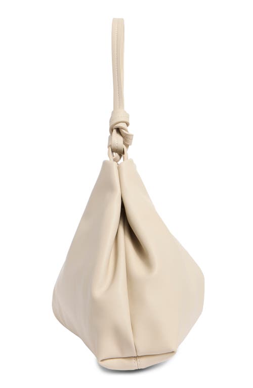 Bcbg Soft Knot Shoulder Bag In Soft Cream