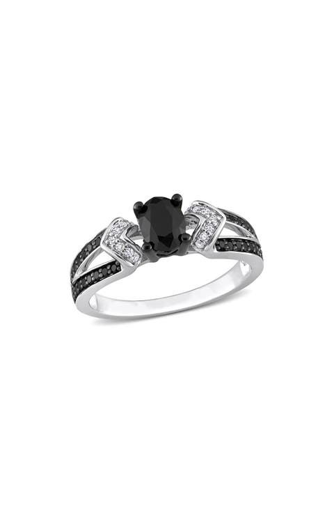 Black & White Diamond Ring