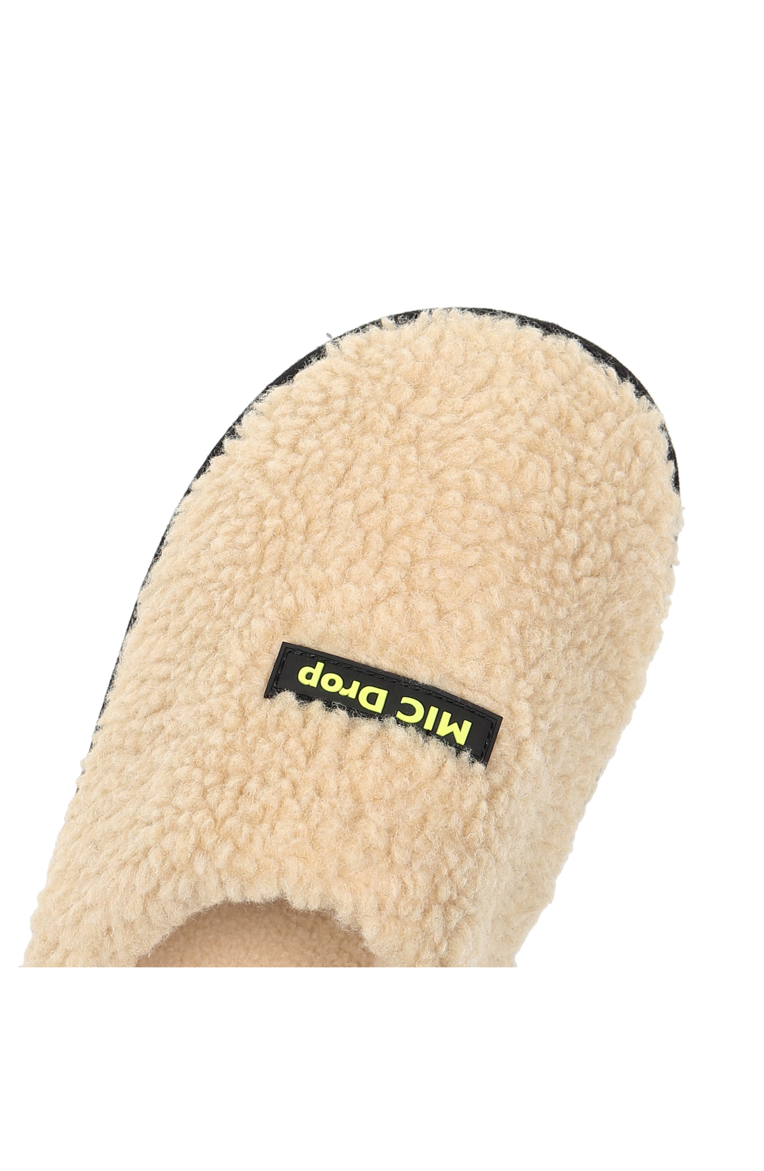 BTS THEMED MERCH MIC Drop Fleece Slipper, Alternate, color, 