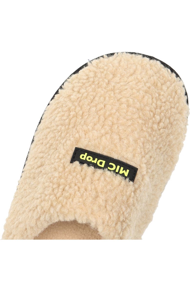 BTS THEMED MERCH MIC Drop Fleece Slipper, Alternate, color,