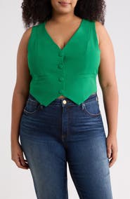 SUGARLIPS Stretch Woven Vest