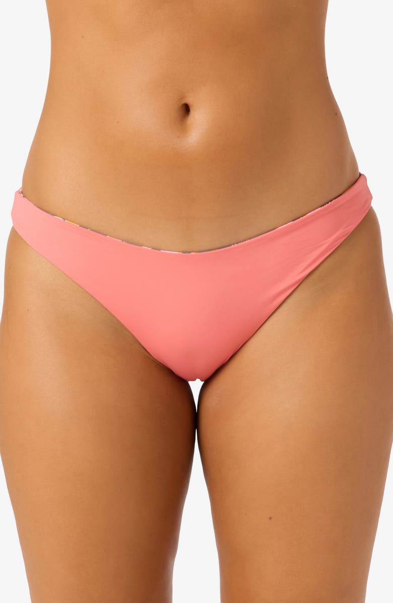 O'Neill Mila Reversible Hipster Bikini Bottoms, Main, color, Slate