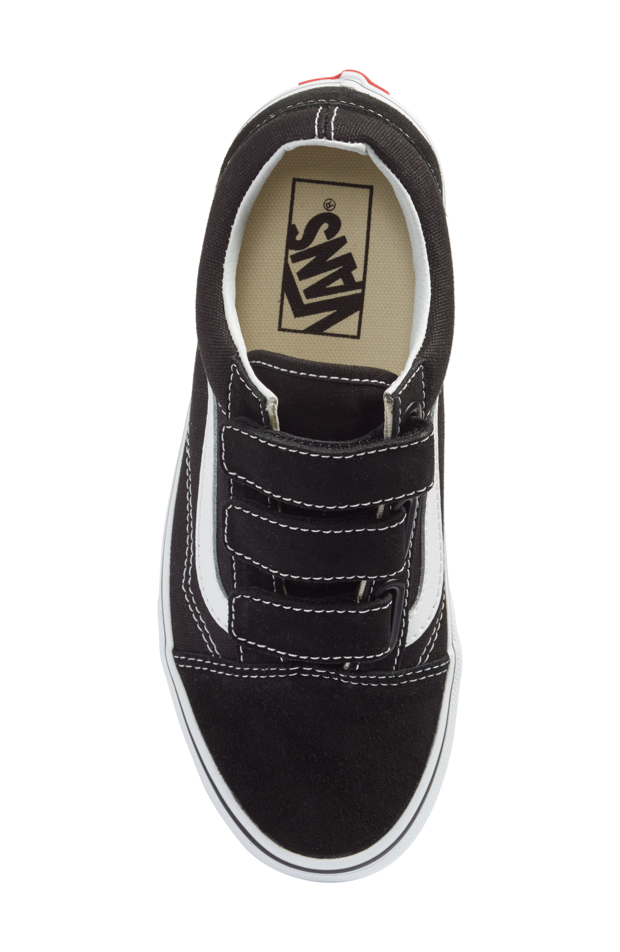 Old Skool V Pro Sneaker, Alternate, color, BLACK/ TRUE WHITE