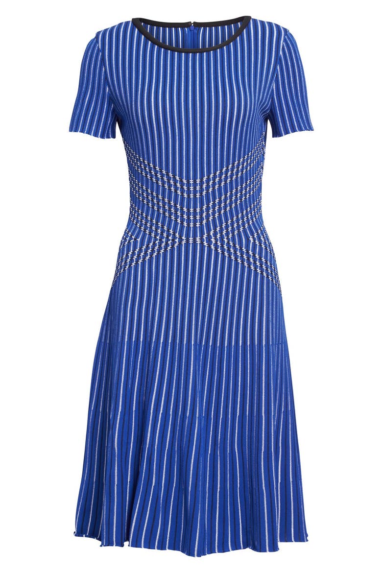 Atlantis Knit Dress, Alternate, color, AZZURINE MULTI