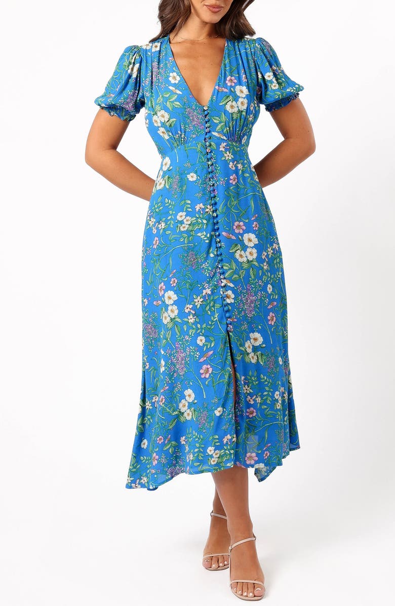 Petal & Pup Brax Floral Midi Dress, Main, color, 