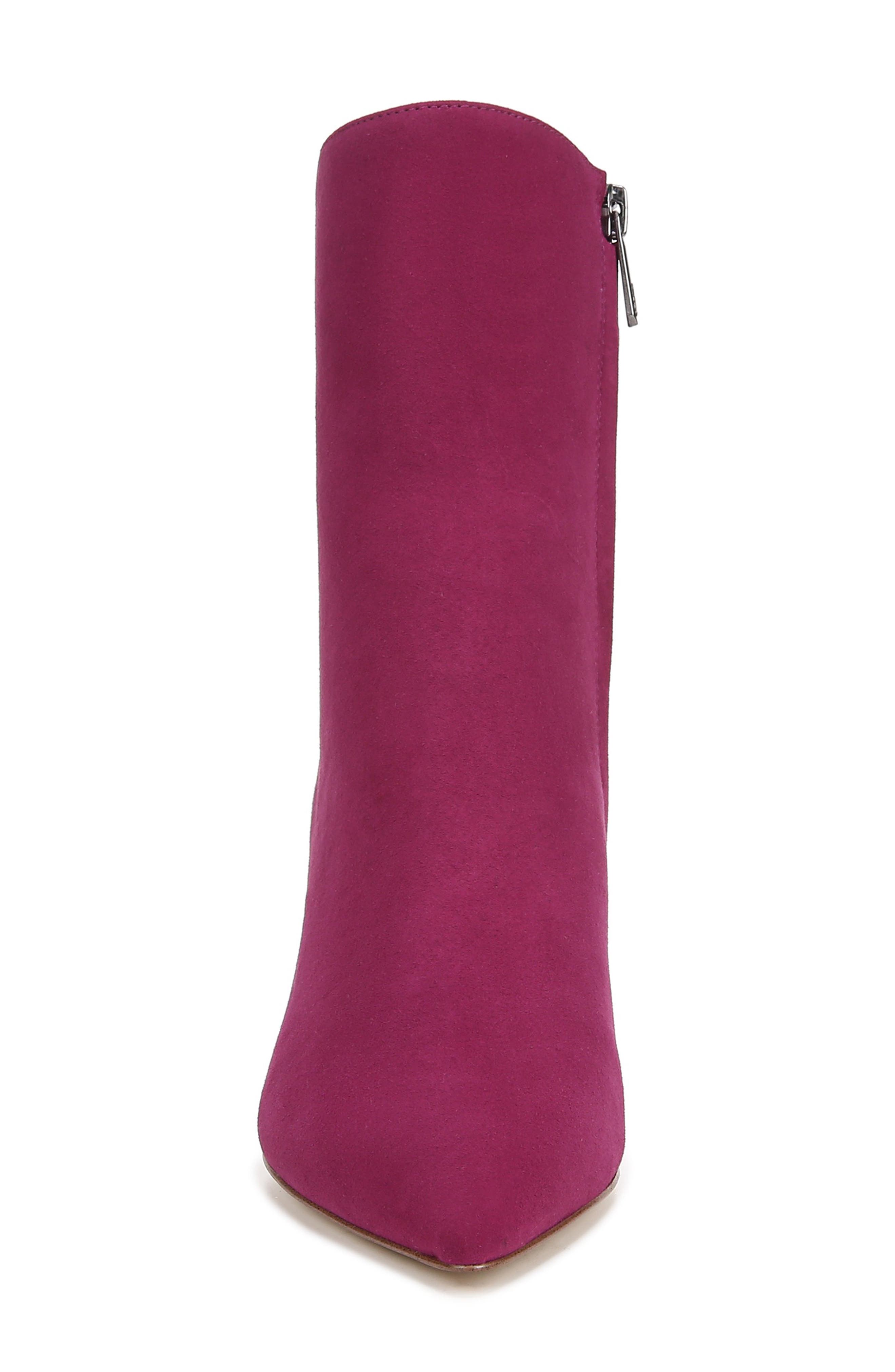 Usha Pointed Toe Bootie, Alternate, color, DARK ORCHID