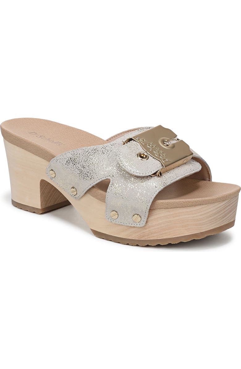 Dr. Scholl's Original Max Too Platform Slide Sandal, Main, color, Champagne Beige