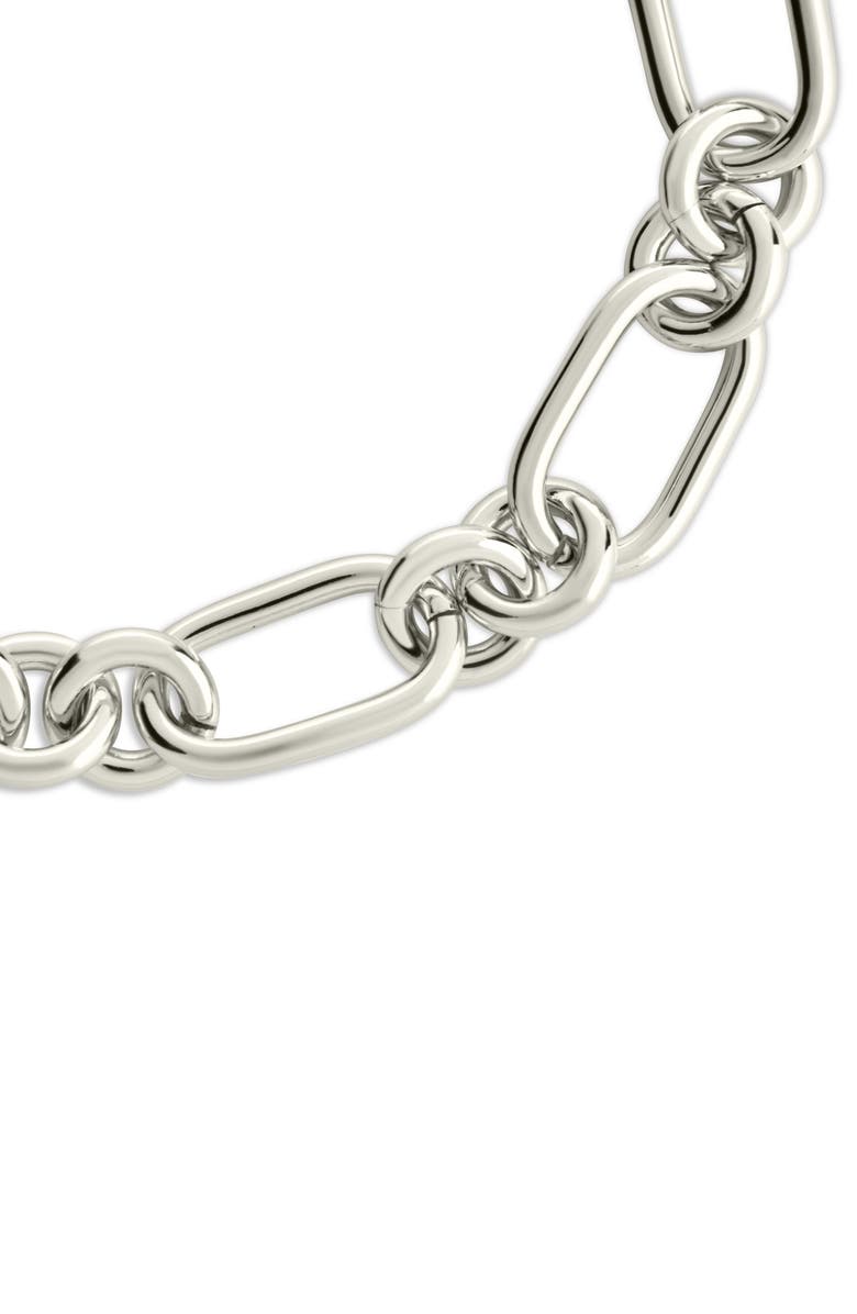 Sterling Forever Marlene Chain Link Bracelet, Alternate, color, Silver