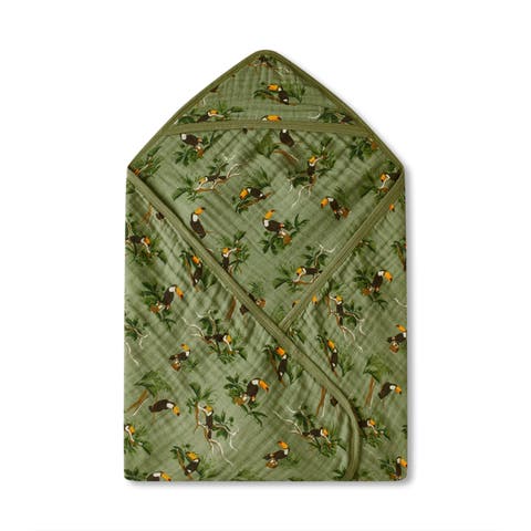 Organic Cotton Hooded Swaddle