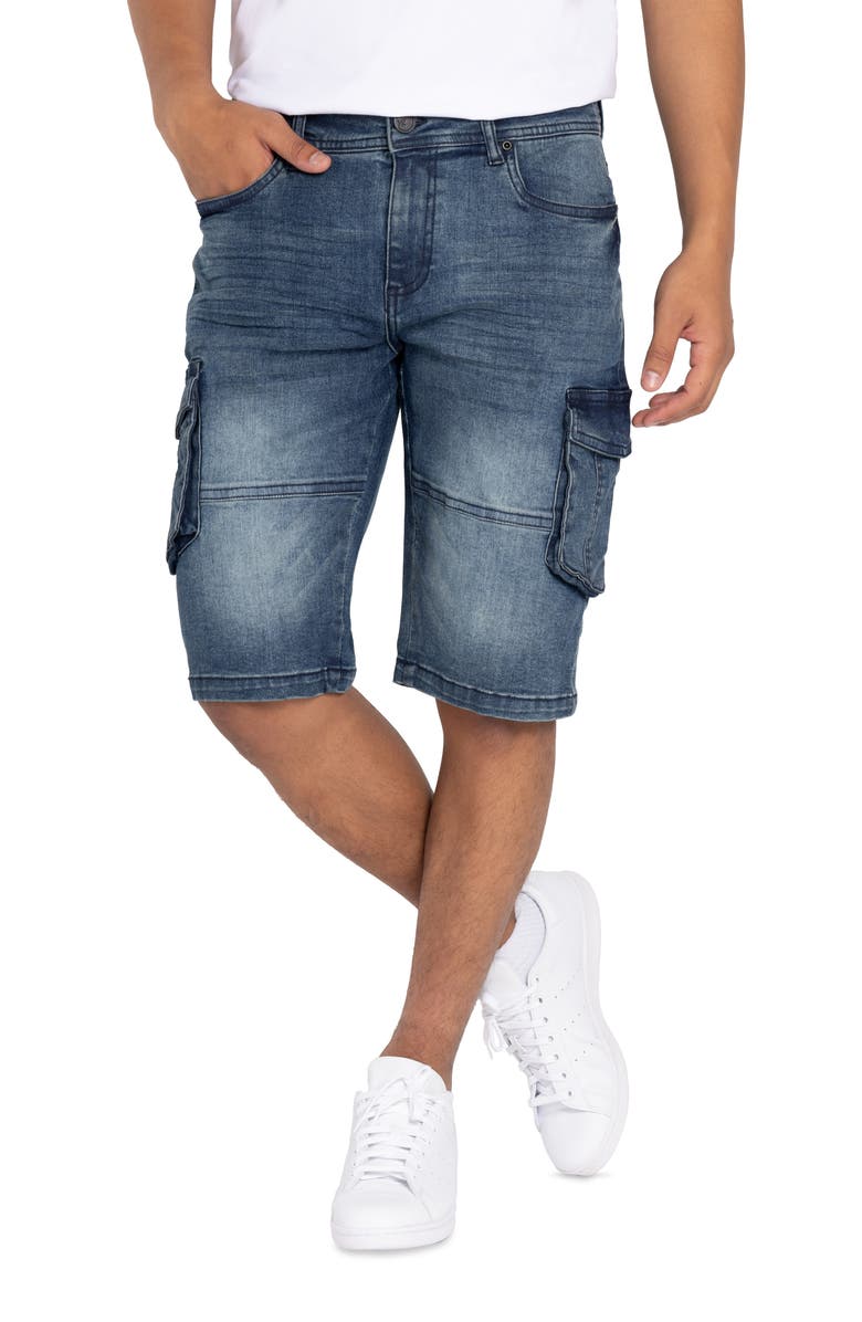 XRAY Cargo Denim Shorts, Alternate, color, 